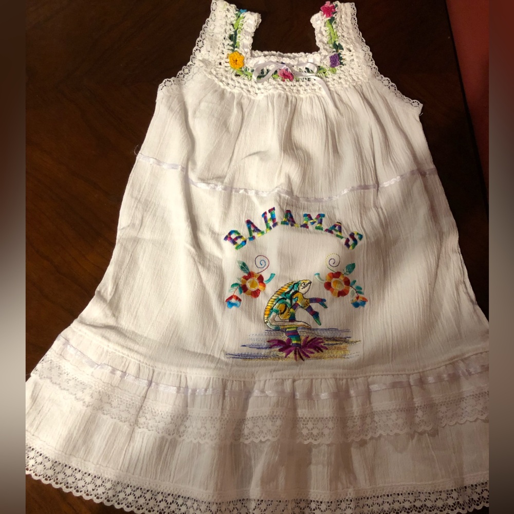 Girls white sundress